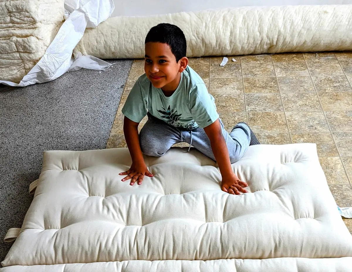 White Lotus Cotton And Wool Dreamton Toddler Mattress 1