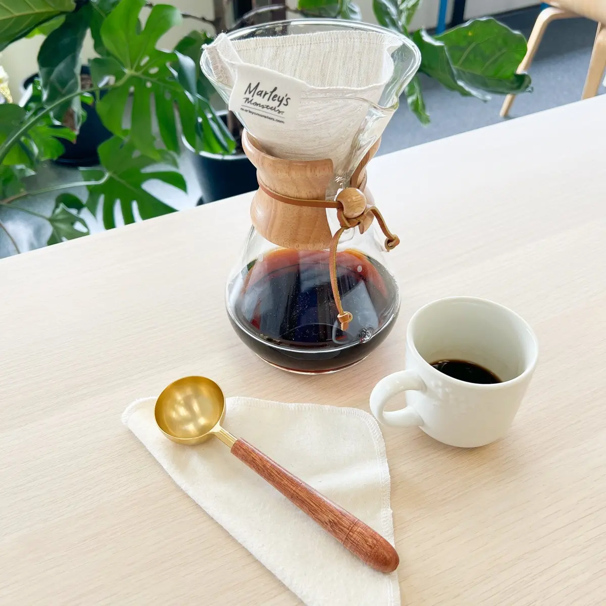 Marley's Monsters Organic Reusable Coffee Filters: Cone #4 1