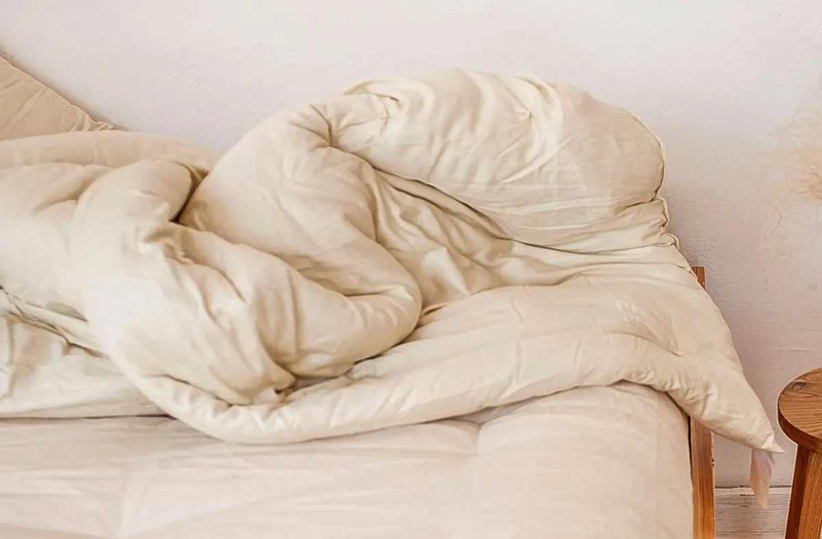 White Lotus Wool Duvet With Organic Sateen Case 1