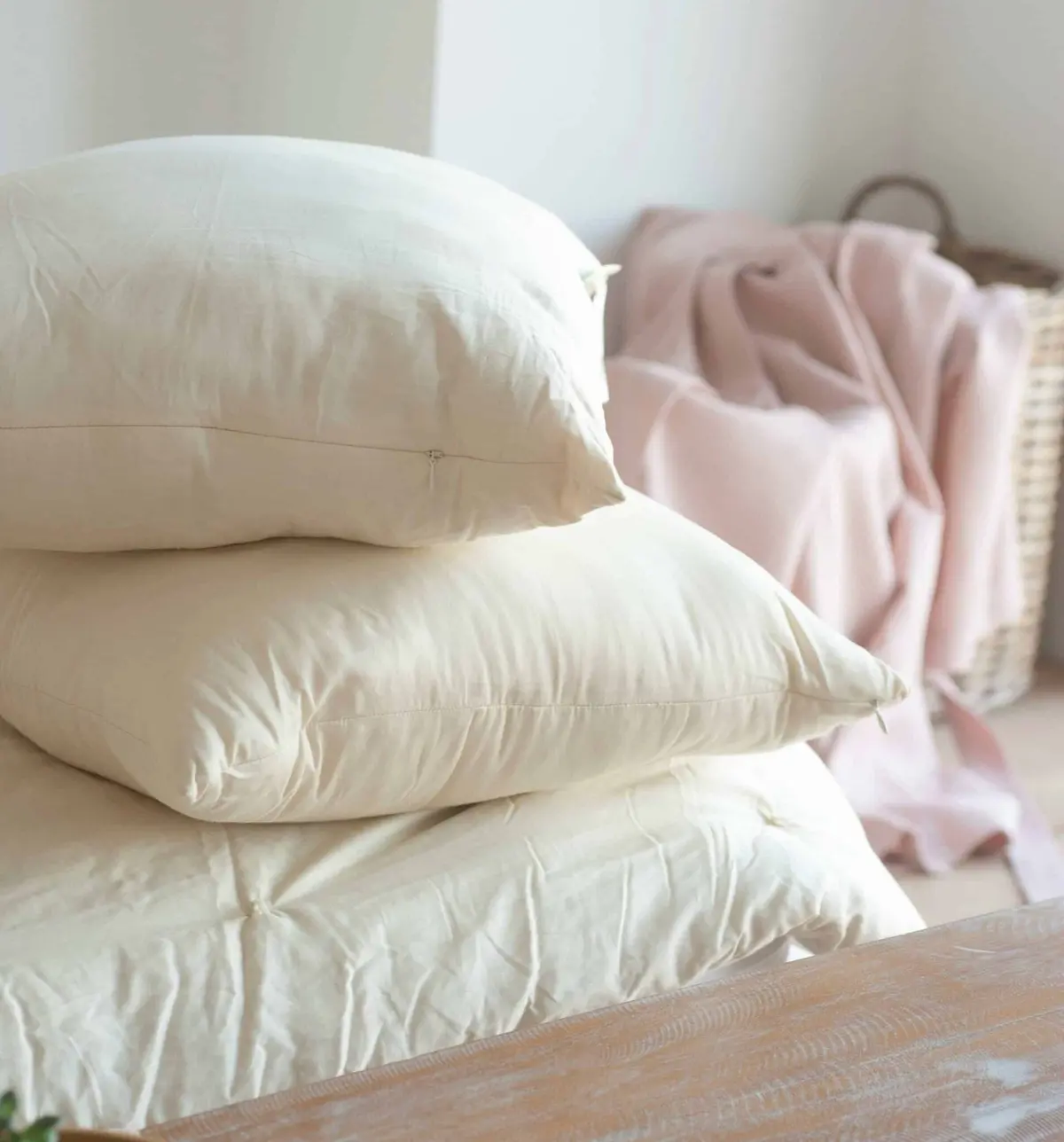 White Lotus Organic Wool Pillows 1