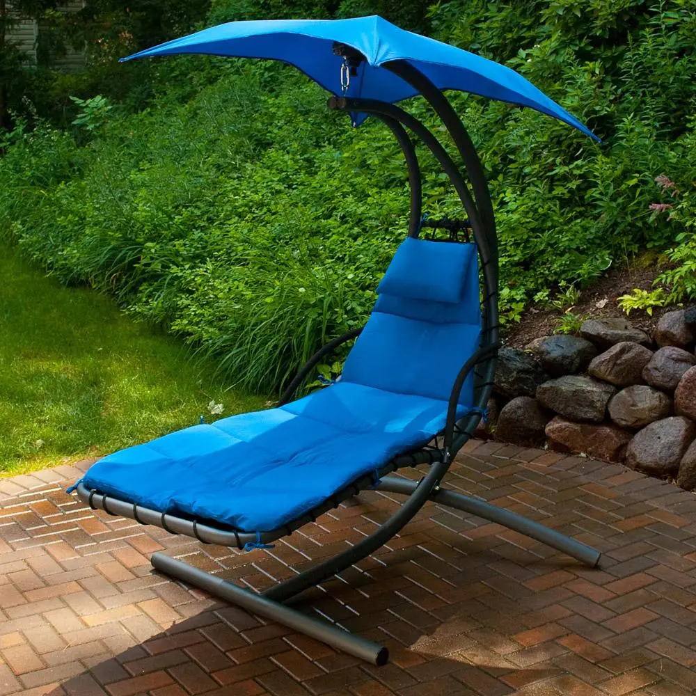 Royal Blue Cloud 9 Hanging Chaise Lounger 1