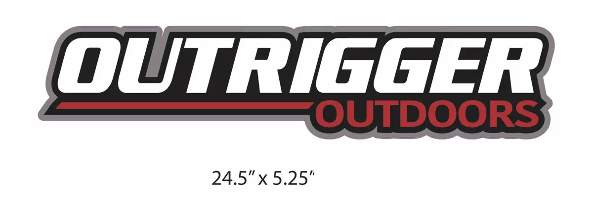 Outrigger Outdoors Vinyl Decal 1
