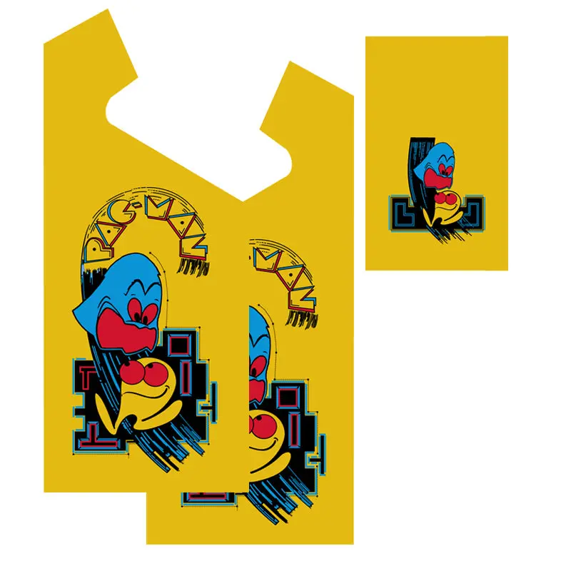 Pac-Man Cabaret Arcade Side Art & Kick- Full Wrap 1