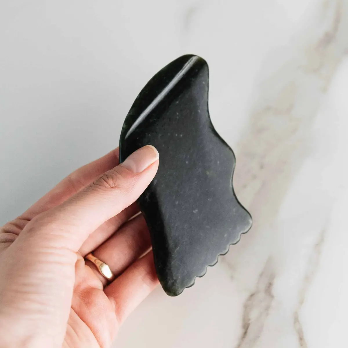 Annmarie Skin Care Black Nephrite Gua Sha Lifting Tool 1
