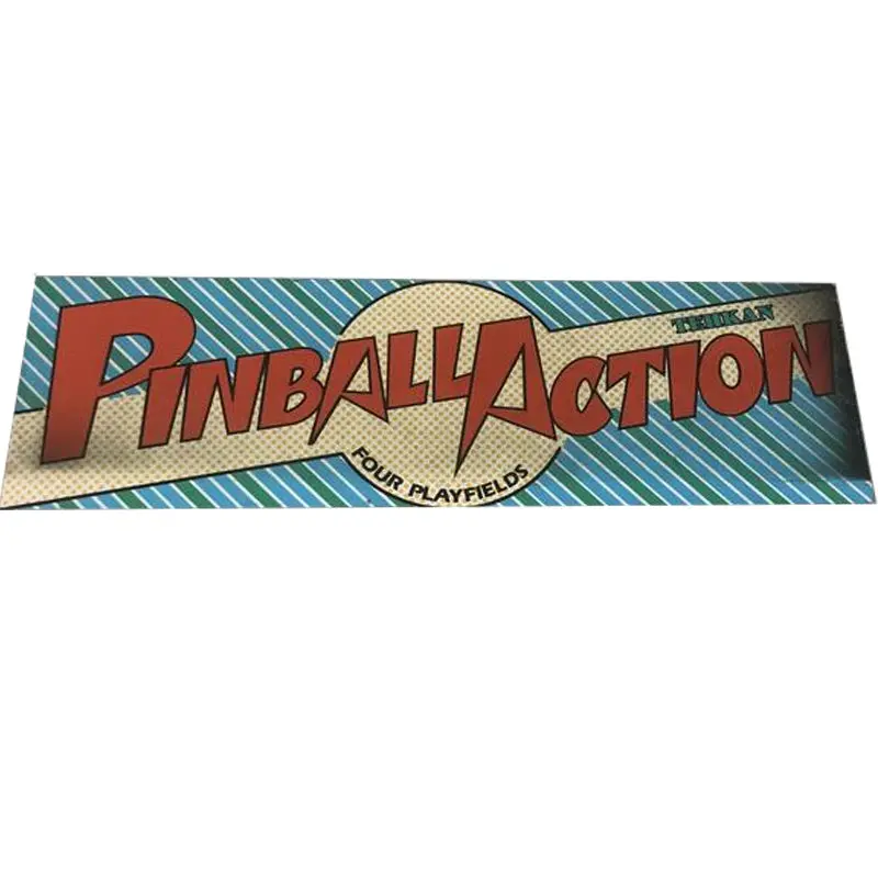 Vintage - Pinball Action Arcade Marquee 1