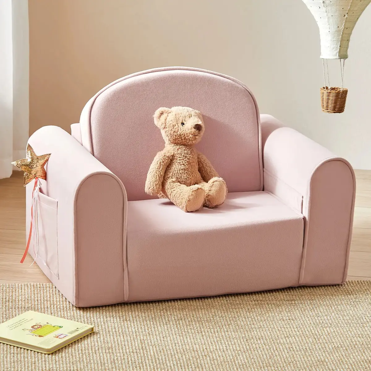 Tiny Land® Gentlesnug Kid Chair - Pink 1