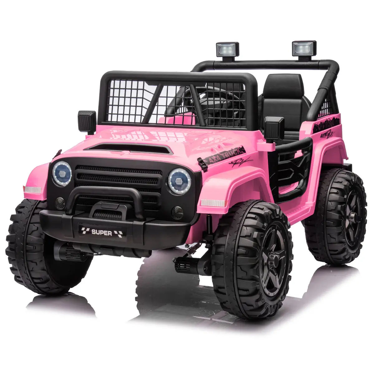 2026 New Jeep Outreach 2 Seater 24V Jeep Style Kids Ride On Car With Parental Remote Control 5