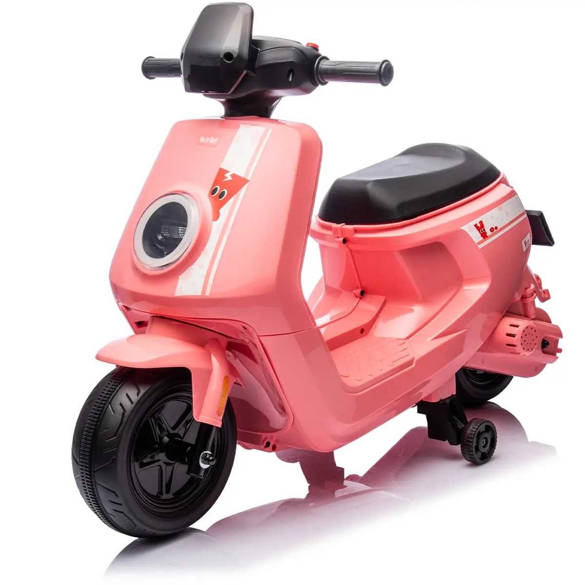 12V Ride On Car For Kids, 1 Seater Kids Motorcycle Scooter With Mp3 Player And Lights 4
