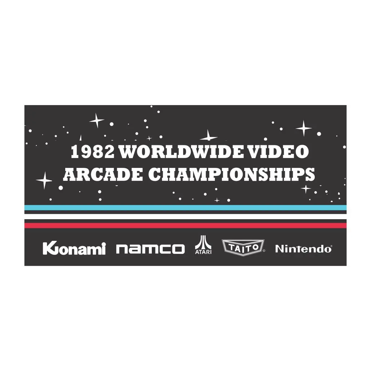 1982 Worldwide Arcade Championships Banner From The Movie Pixels 1