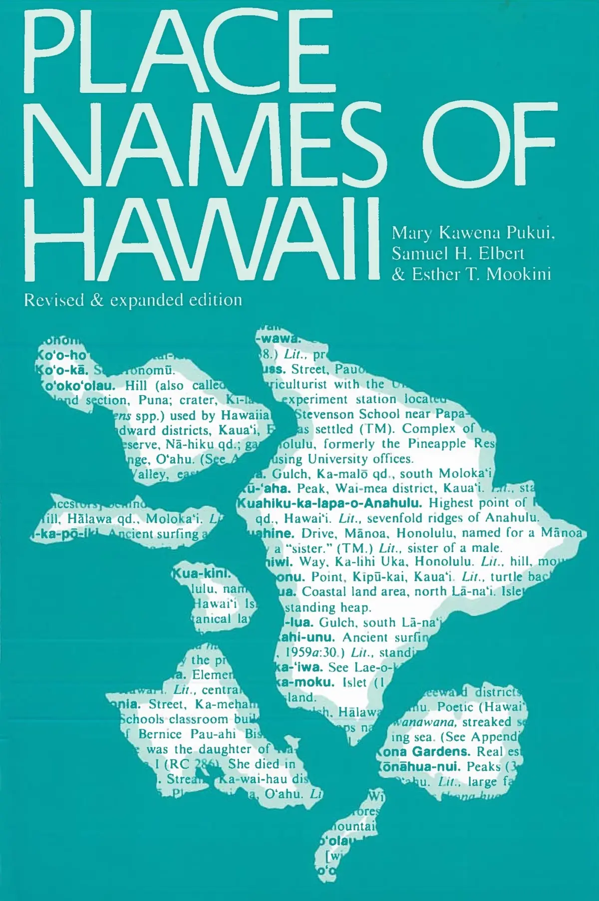 Place Names Of Hawaiʻi Revised And Expanded Edition 1