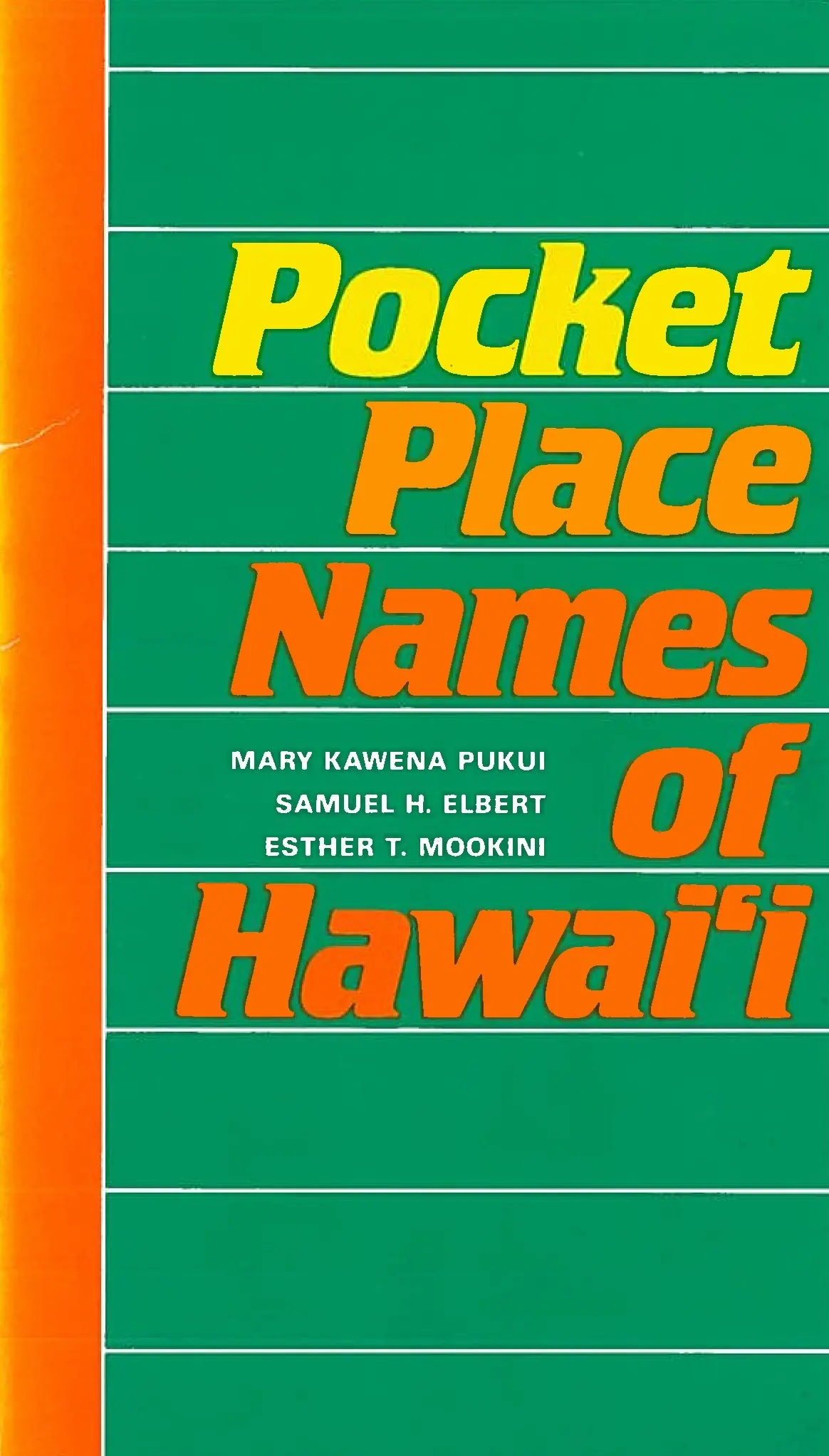 Pocket Place Names Of Hawaiʻi 1