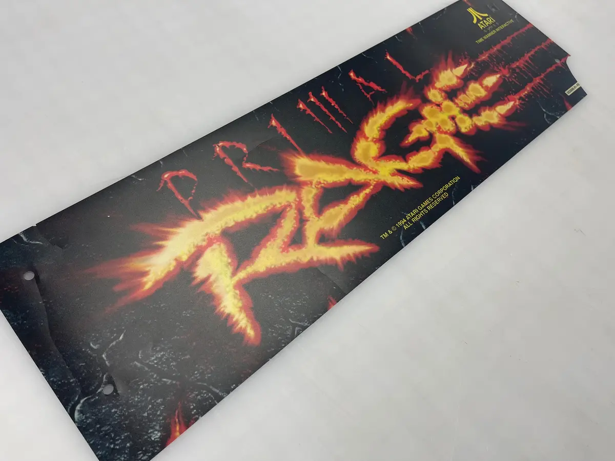 Nos - Primal Rage Translite Marquee 1