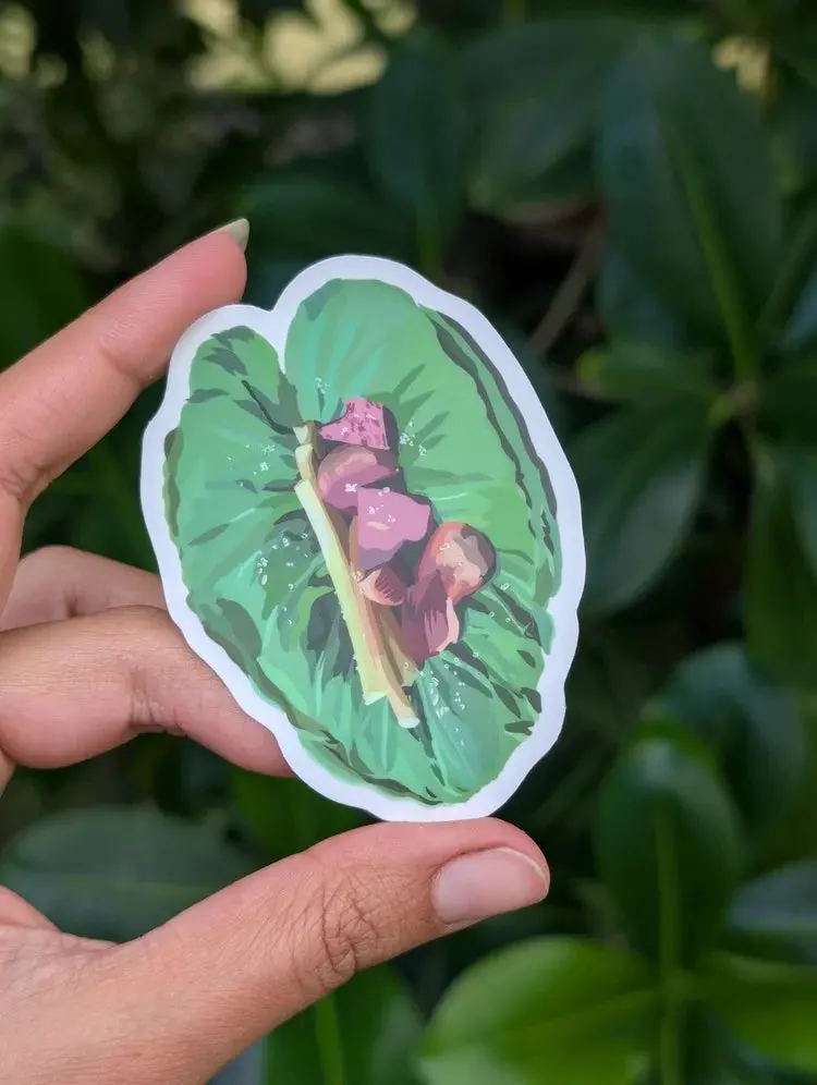 Hoʻolei Maui By Emily Komatsu Stickers 1
