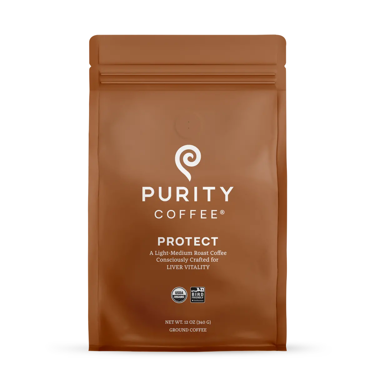 Purity Coffee Protect: Light-Medium Roast Ground Coffee 1
