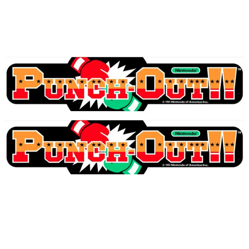 Punch Out Side Art Decals 1