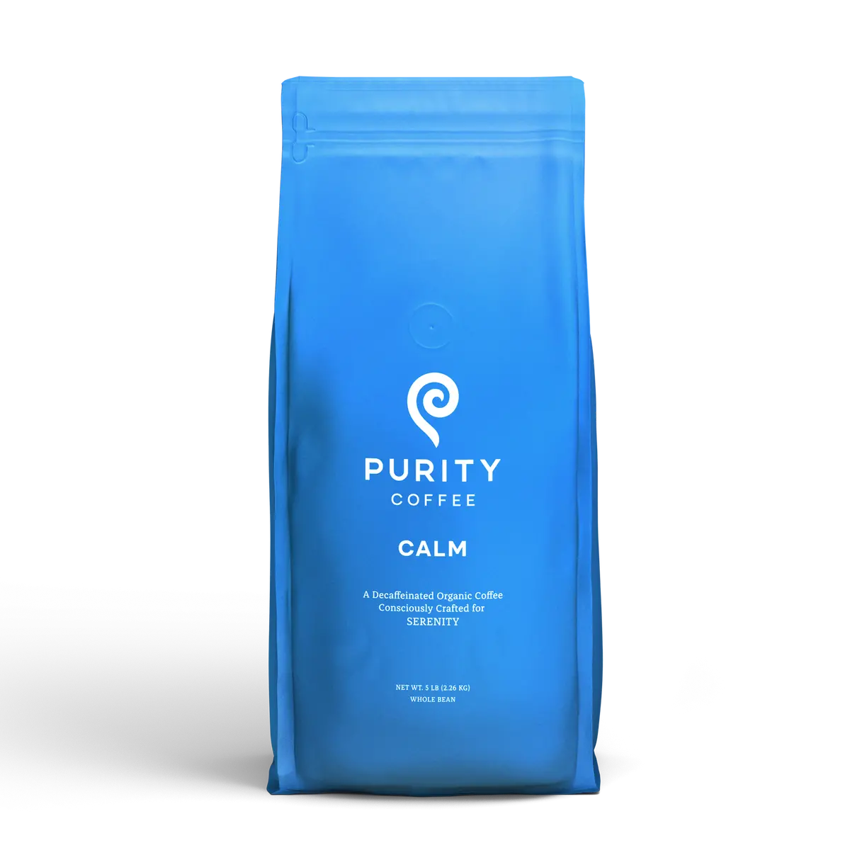 Purity Coffee Calm: Decaf Whole Bean Coffee 2