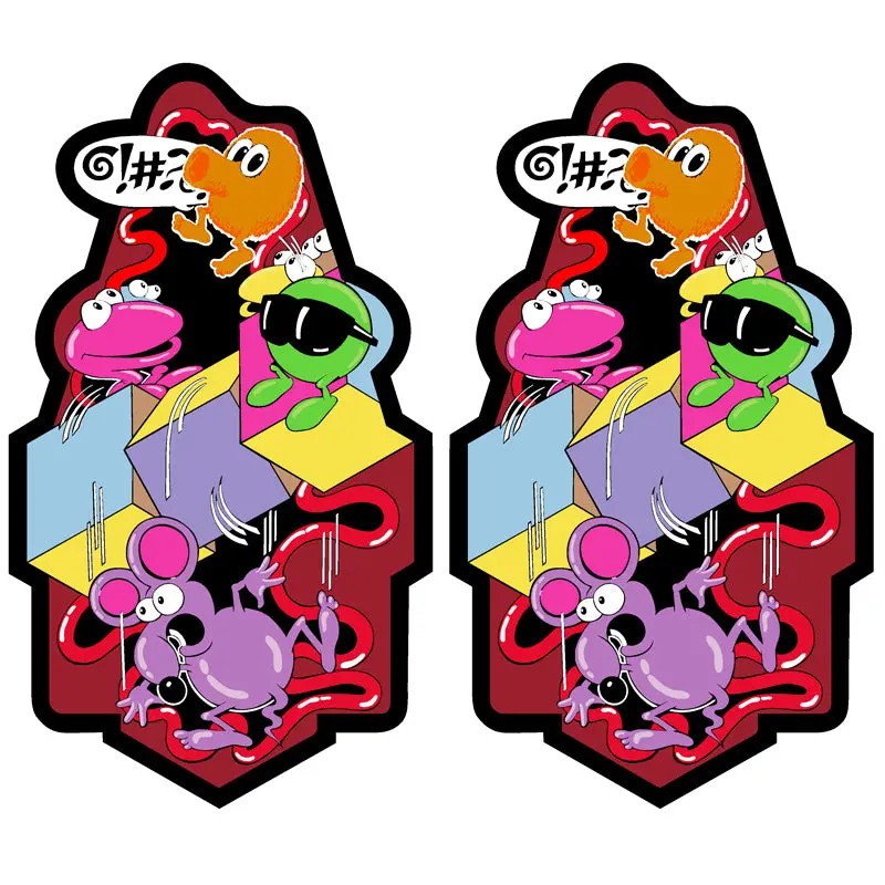 Qbert Cubes Side Art 1