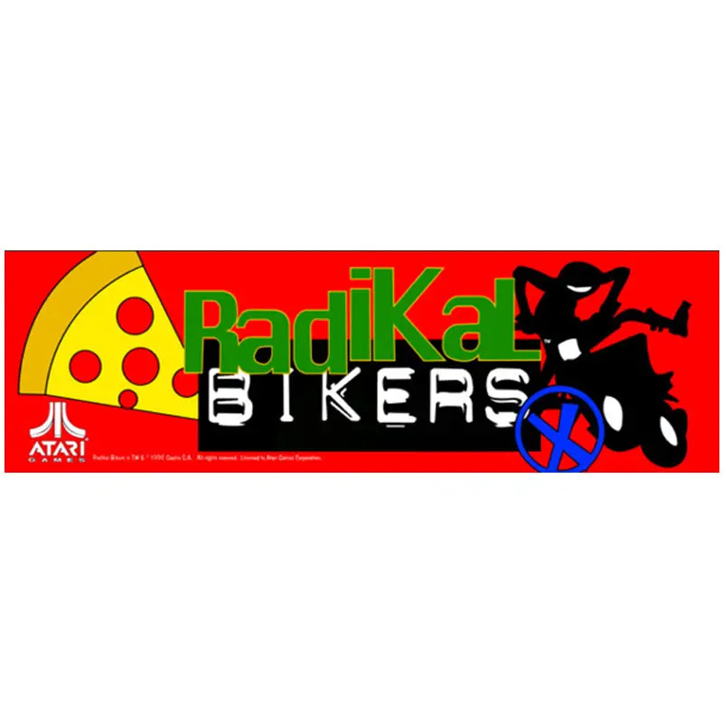 Radikal Bikers Arcade Marquee 1