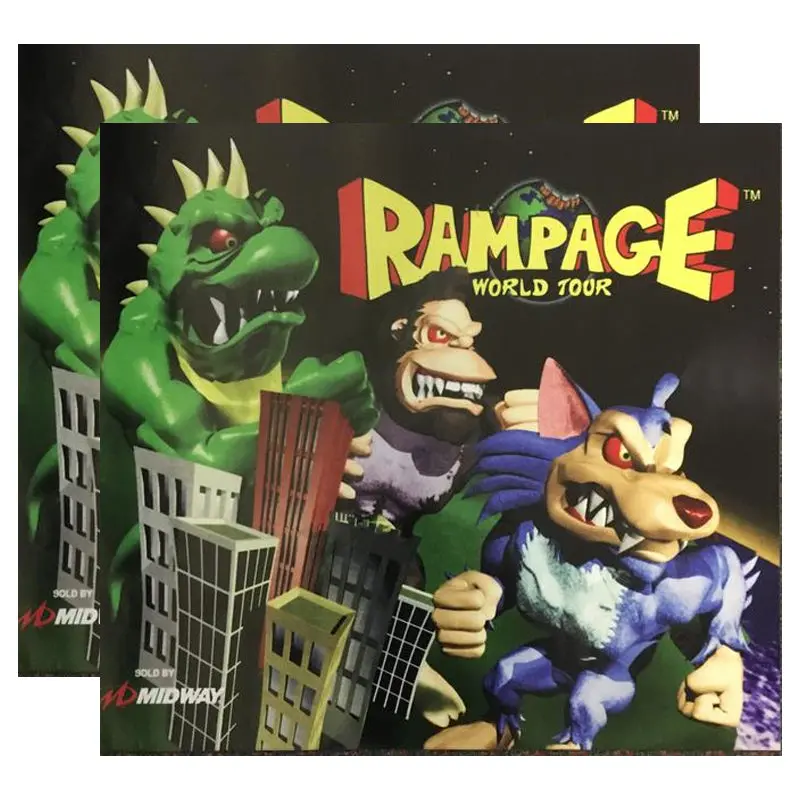 Rampage World Tour Side Art Decals 1
