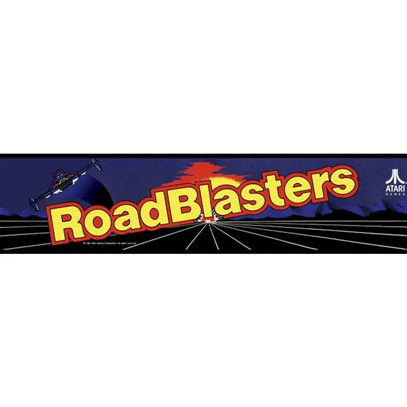 Roadblasters Arcade Marquee 1