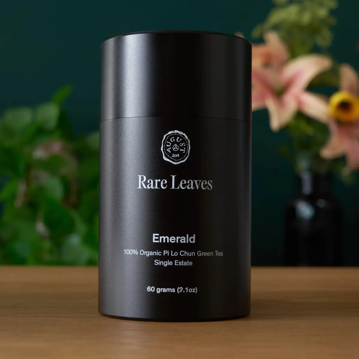 August Uncommon Tea Rare Leaves Emerald - Single Estate Pi Lo Chun Green Tea 1