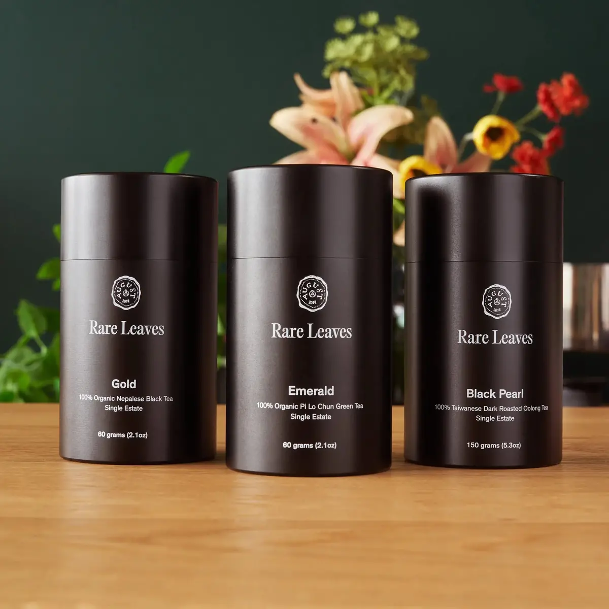 August Uncommon Tea All The Rare Leaves - Luxury Single Origin Tea Gift Set 1