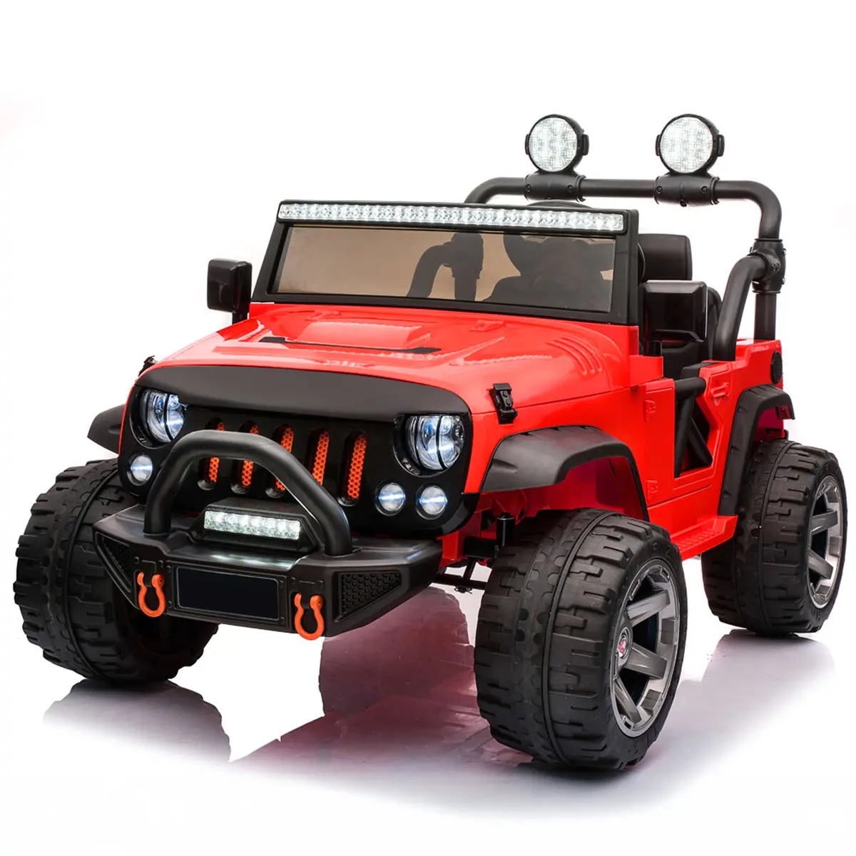 Jeep Wrangler 12V 2 Seater Classic Ride On Car Toy With Remote Control And Mp3 Player 1
