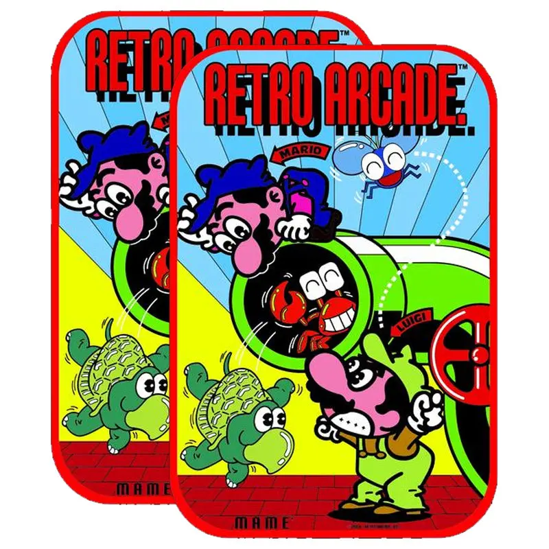 Retrocade Multicade Arcade Side Art (Mario Bros) 1