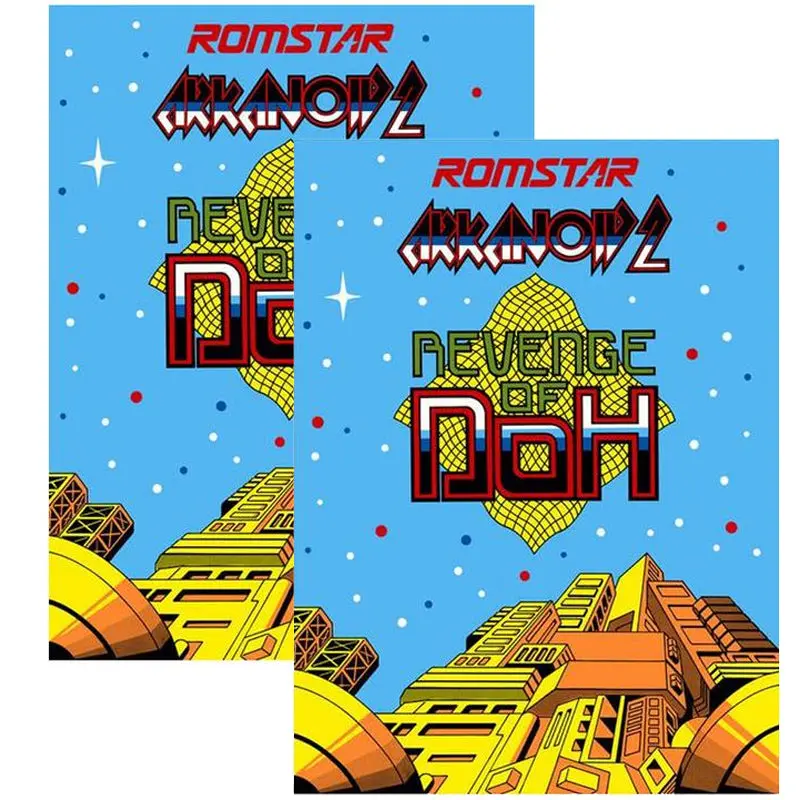 Arkanoid 2 Revenge Of Doh Side Art Decals 1