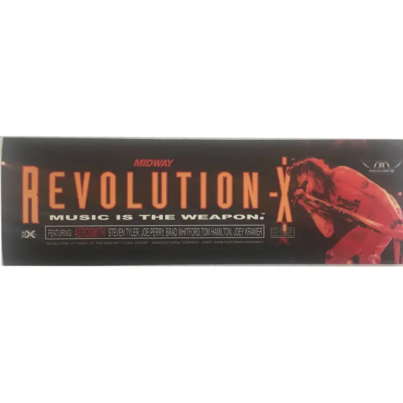 Revolution X Arcade Marquee 1