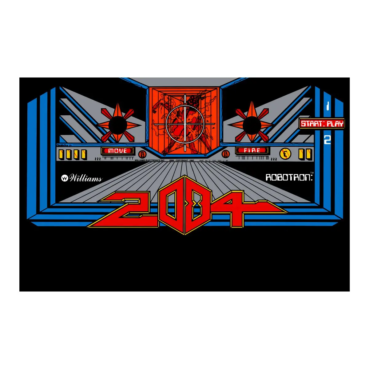 Robotron Cpo - Control Panel Overlay 1