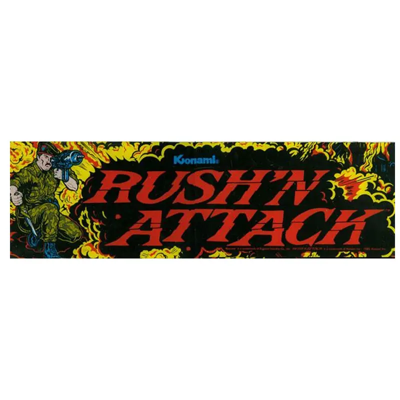Rush'n Attack Arcade Marquee 1