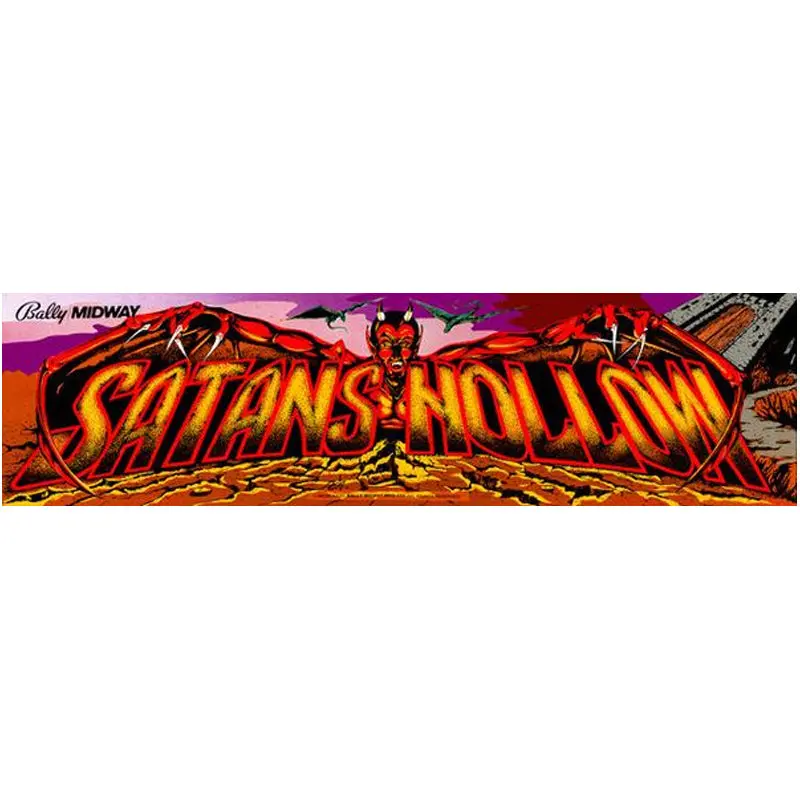 Satan's Hollow Arcade Marquee 1