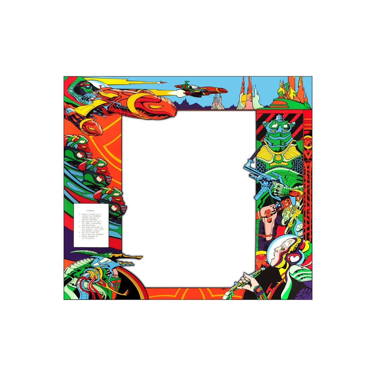 Scramble Arcade Bezel 1