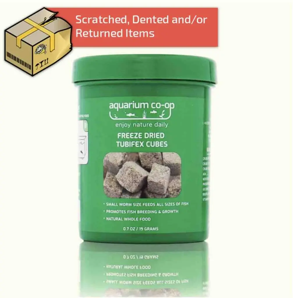 Scratch And Dent Aquarium Co-Op Freeze Dried Tubifex Worms 1