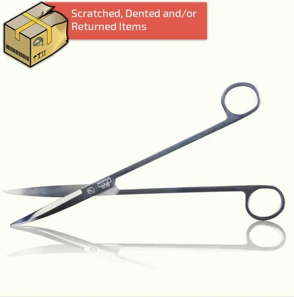 Scratch And Dent Curved Aquarium Plant Scissors 1