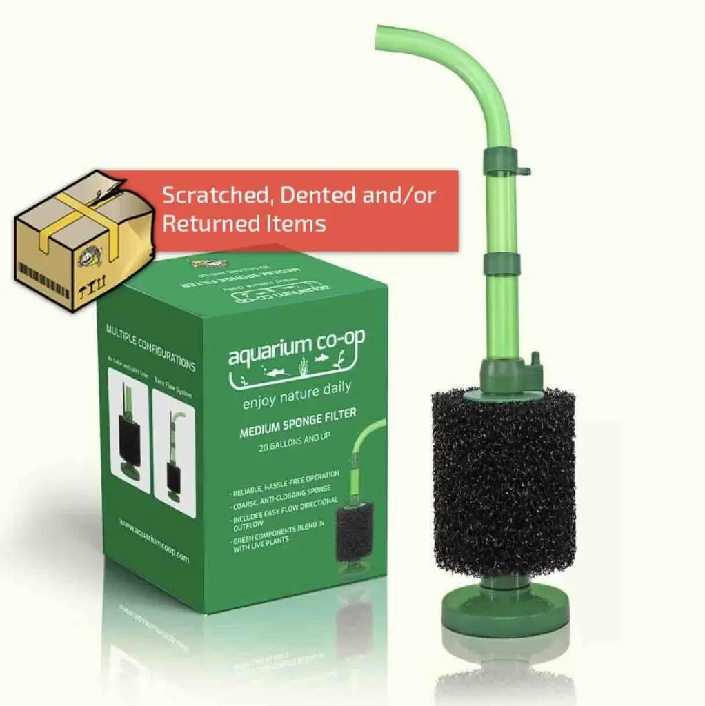 Scratch And Dent Green Easy Flow Sponge Filter (Coarse) 1