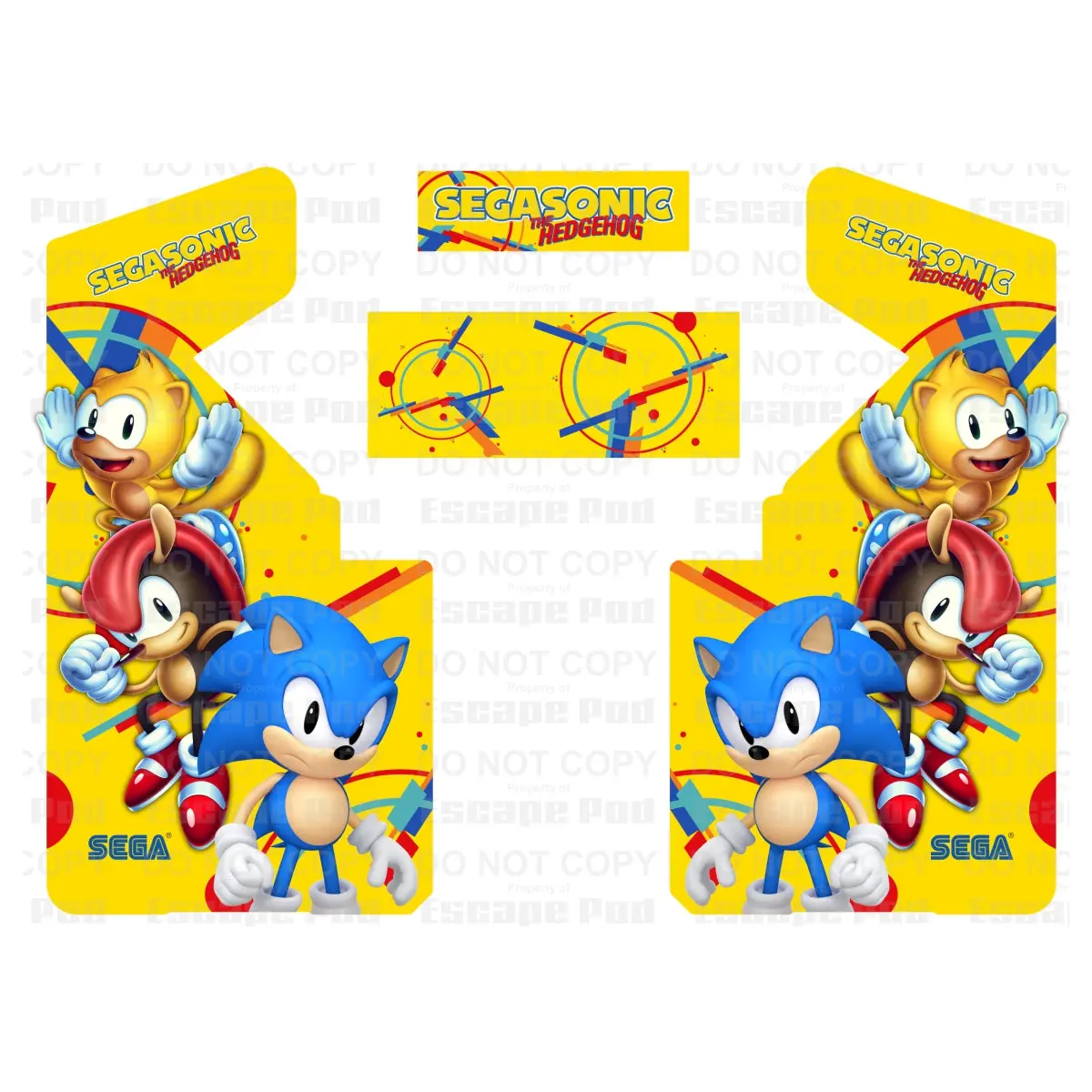 Segasonic Complete Arcade Art Kit 1
