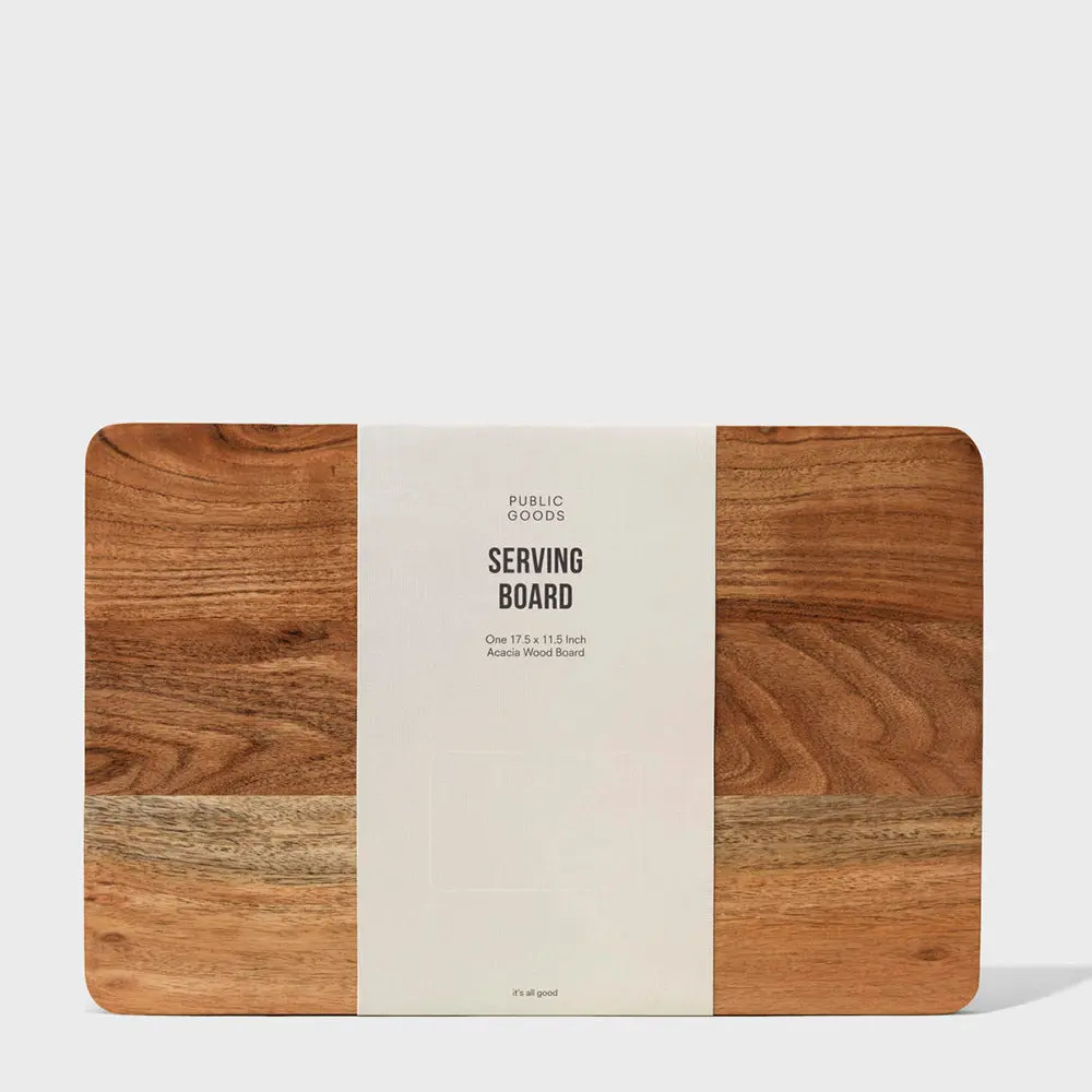 Public Goods Large Wood Serving Board 1