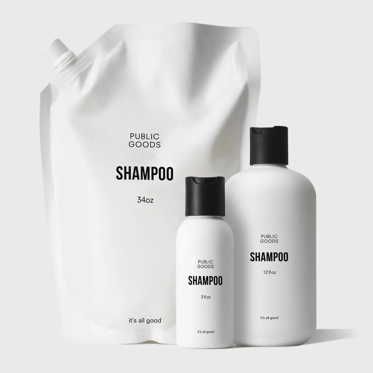 Public Goods Shampoo Travel & Home Set 1