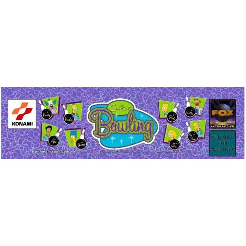 Simpsons Bowling Marquee 1