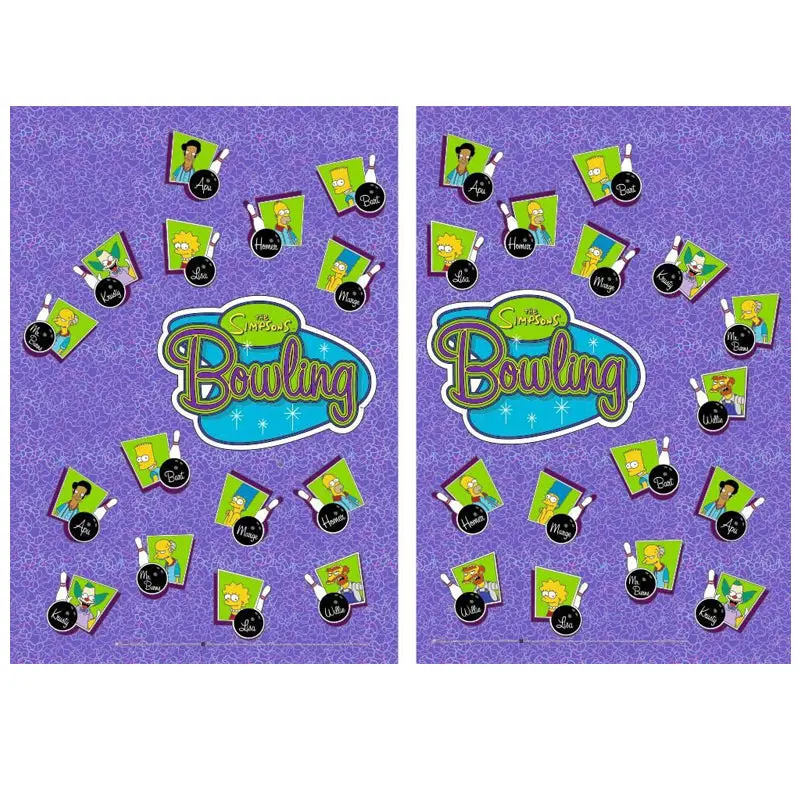 Simpsons Bowling Side Art 1