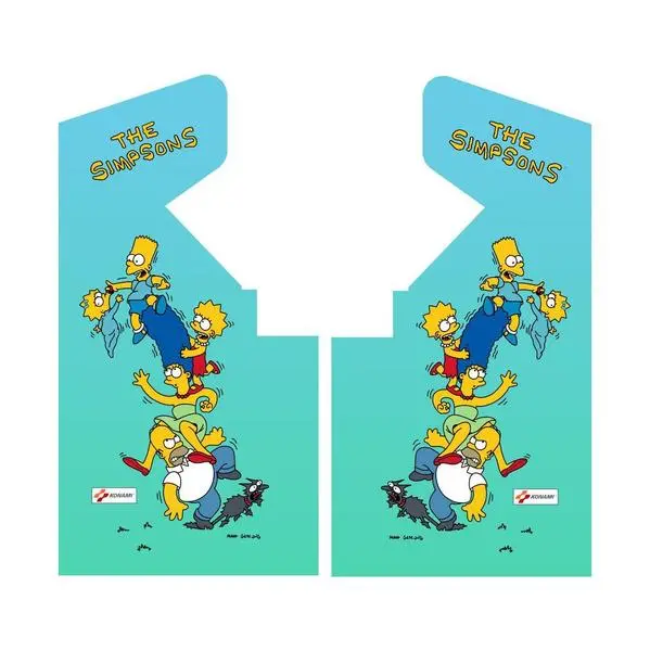 The Simpsons Side Art - Left & Right Sides - No Lam 1