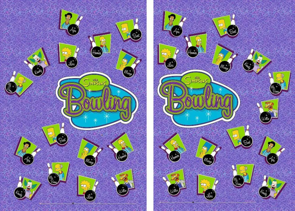 Simpsons Bowling Side Art 2