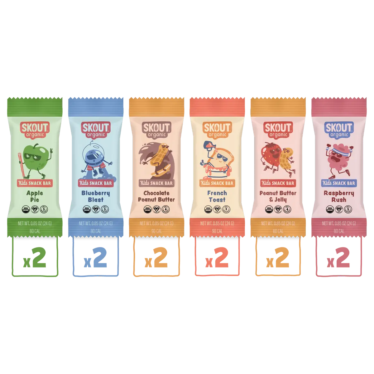 Skout Organic Kids Bar Sample Pack 1