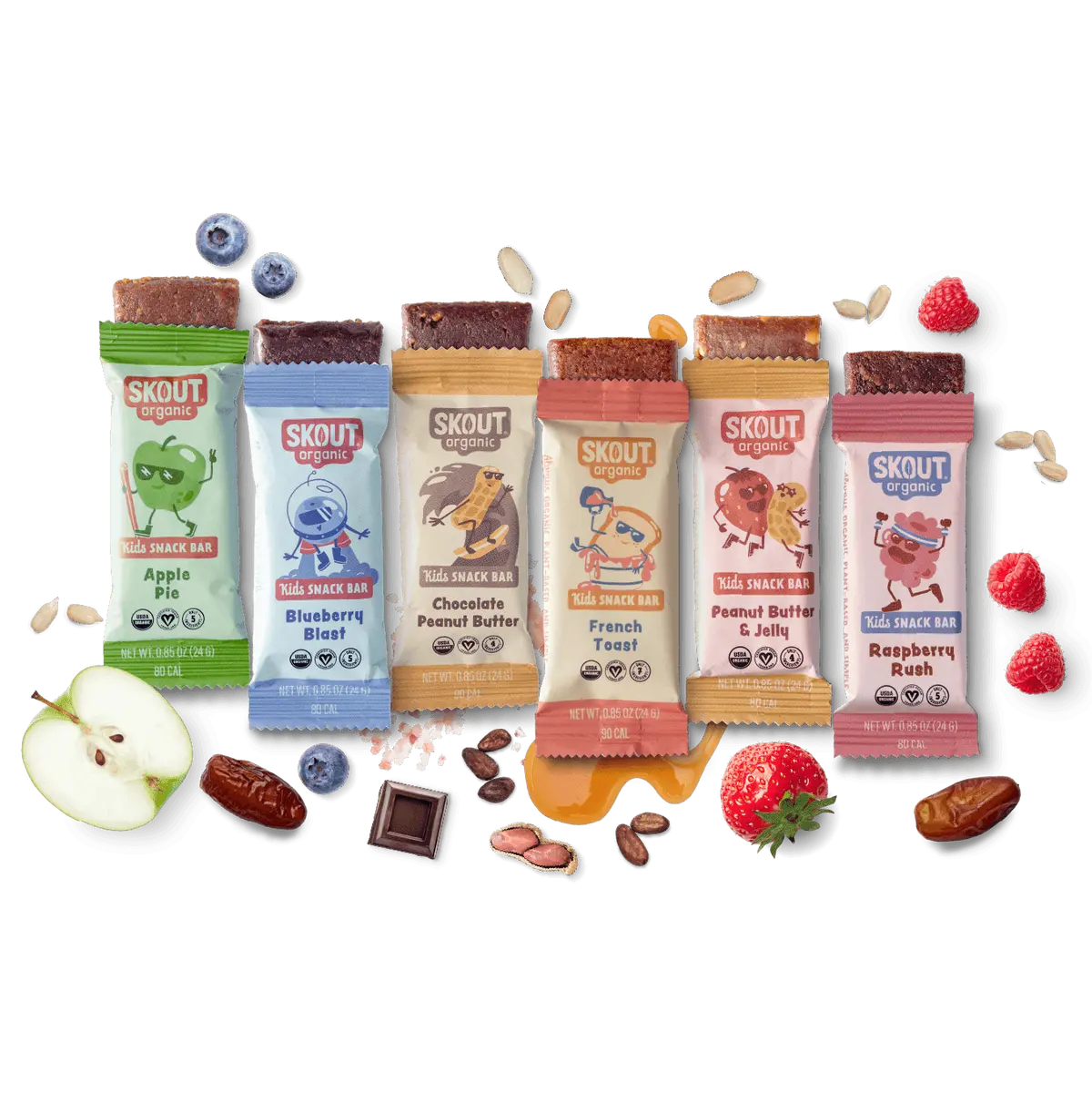 Skout Organic Kids Bar Variety Pack - 36 Pack 1