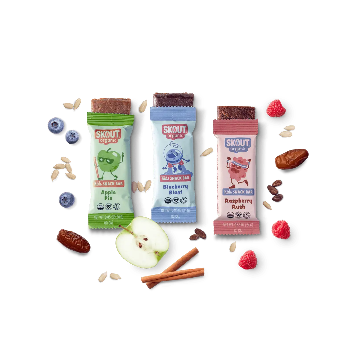 Skout Organic Kids Fruit Bar Variety Pack 1