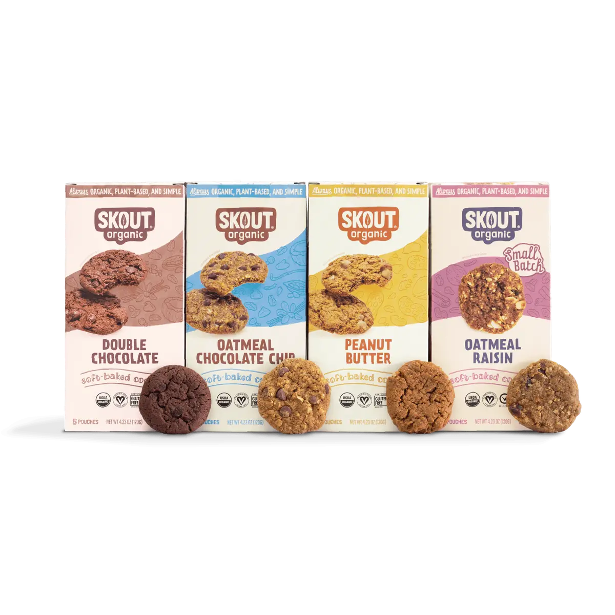 Skout Organic Small Batch Soft Baked Cookie Variety Pack 1
