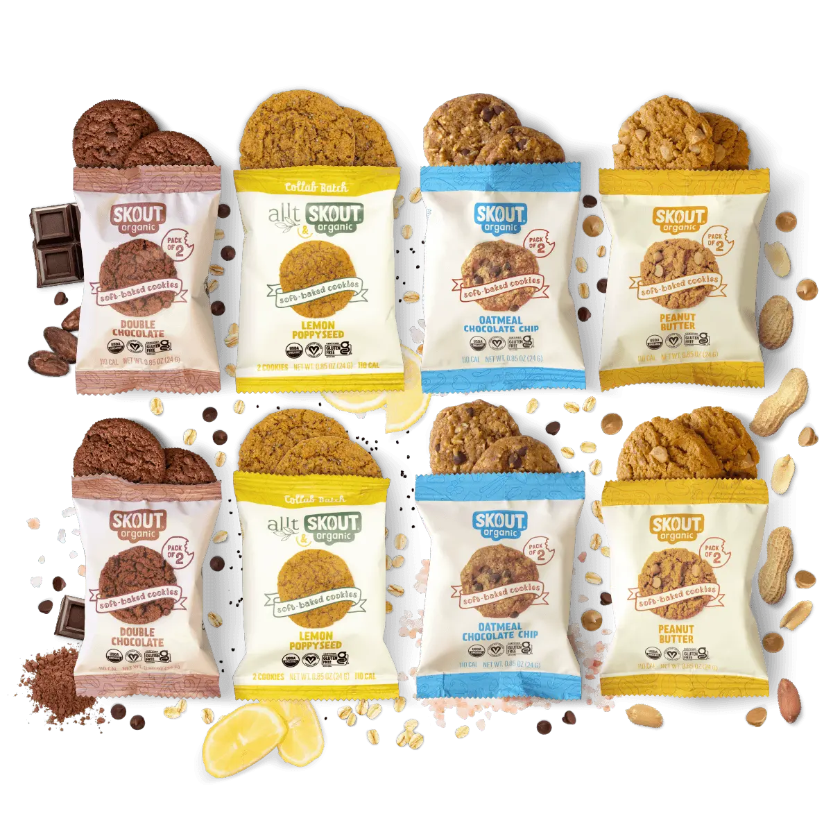 Skout Organic Soft Baked Cookie Sample Pack 1
