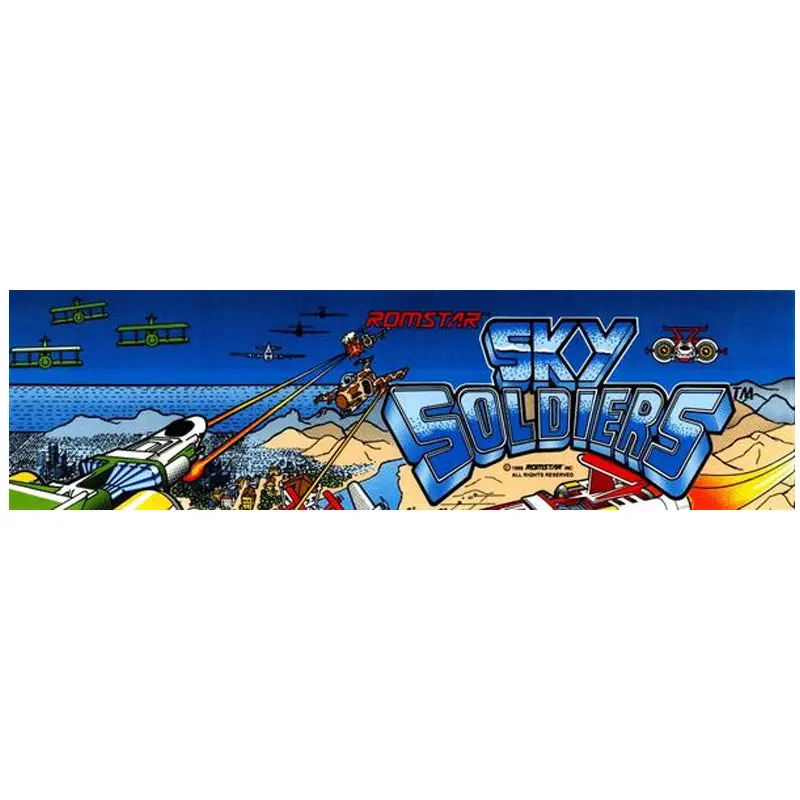 Sky Soldier Arcade Marquee 1